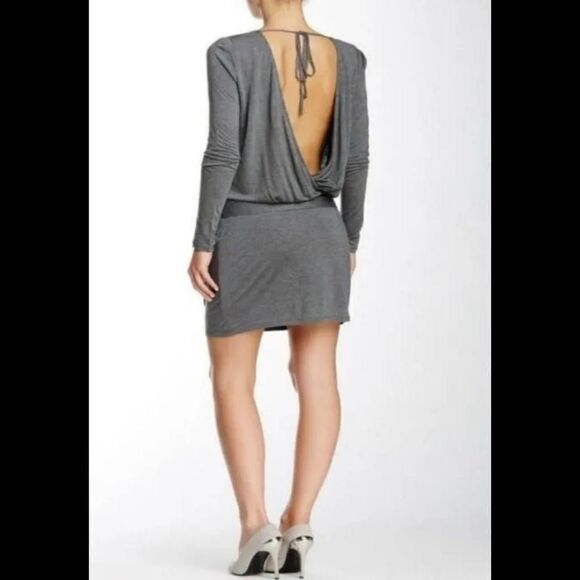 Haute Hippie long sleeve drapes Dress Size Large 3053 nwt. - Picture 6 of 12